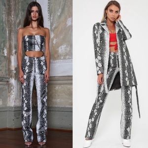 I.AM.GIA brandy snakeskin pants